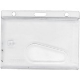 Frosted Rigid Plastic Dispenser-w/Slot & Chain Holes - 100 pack